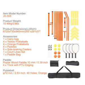 On the go - Portable Tournament-Ready Net Set | Play Anytime, Anywhere