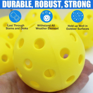 20 Pack Outdoor Pickleballs – USAPA Approved (Multicolor)
