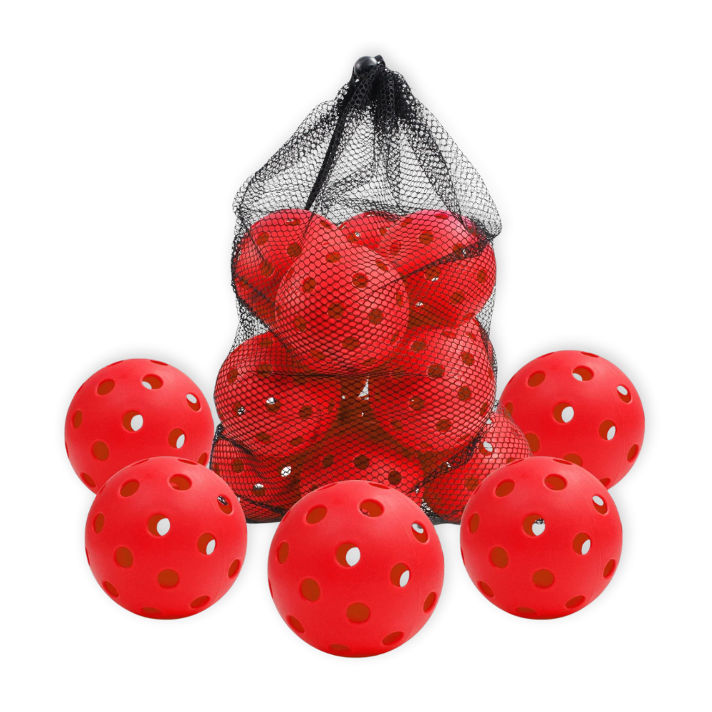 12 pack outdoor pickleball balls (red) 12 pack outdoor pickleball balls (red)